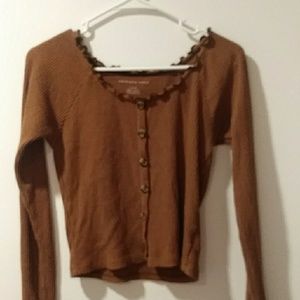 Long sleeve American eagle top